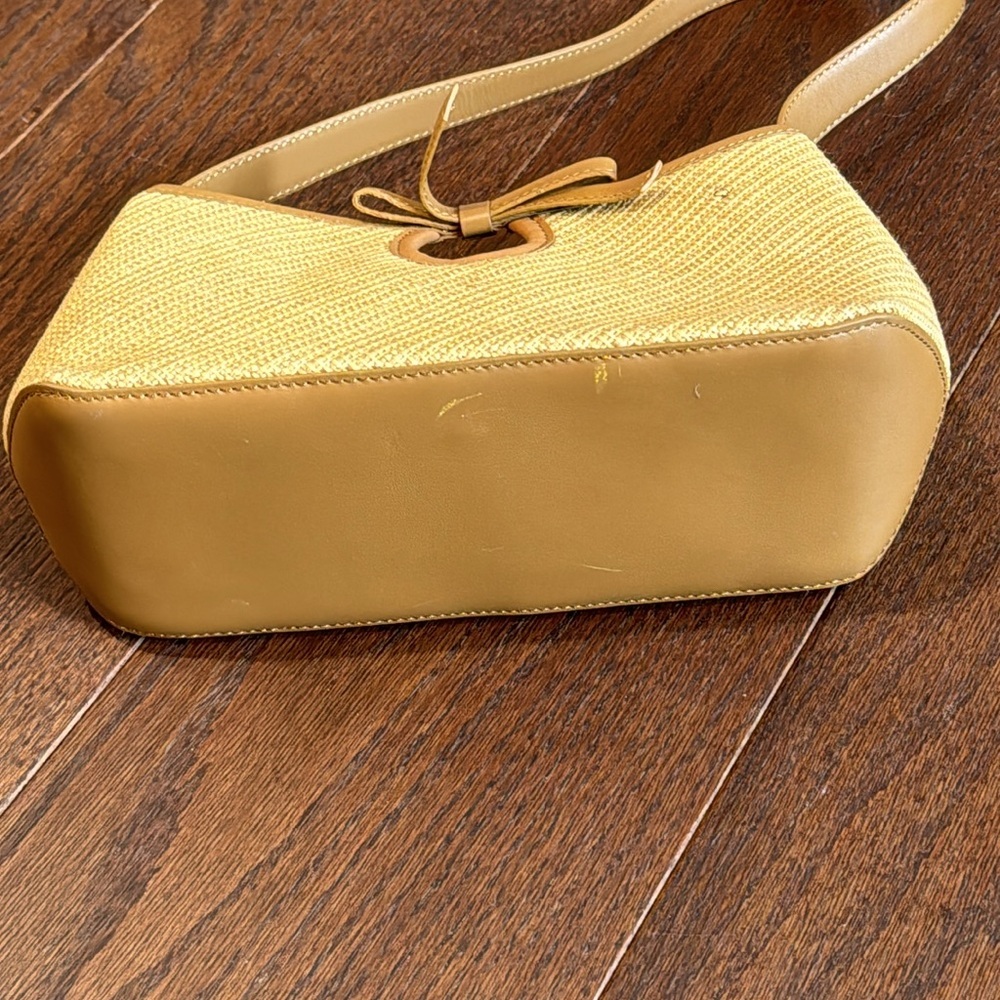 Cole Haan Tan Woven Shoulder Bag - Picture 3 of 8